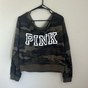 Victoria’s Secret PINK Camo sweater